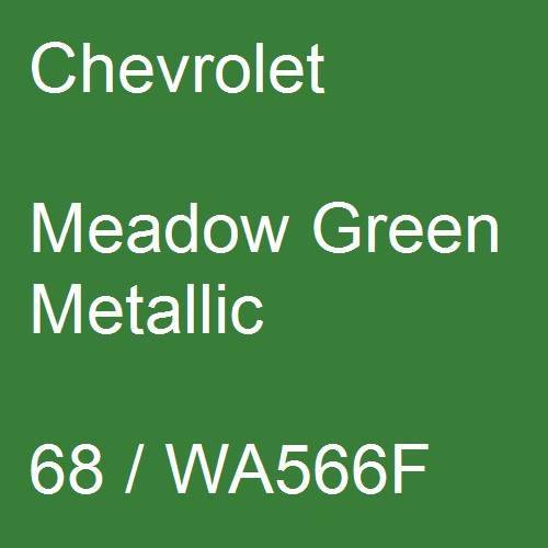 Chevrolet, Meadow Green Metallic, 68 / WA566F.